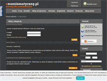 Tablet Screenshot of enumizmatyczny.pl